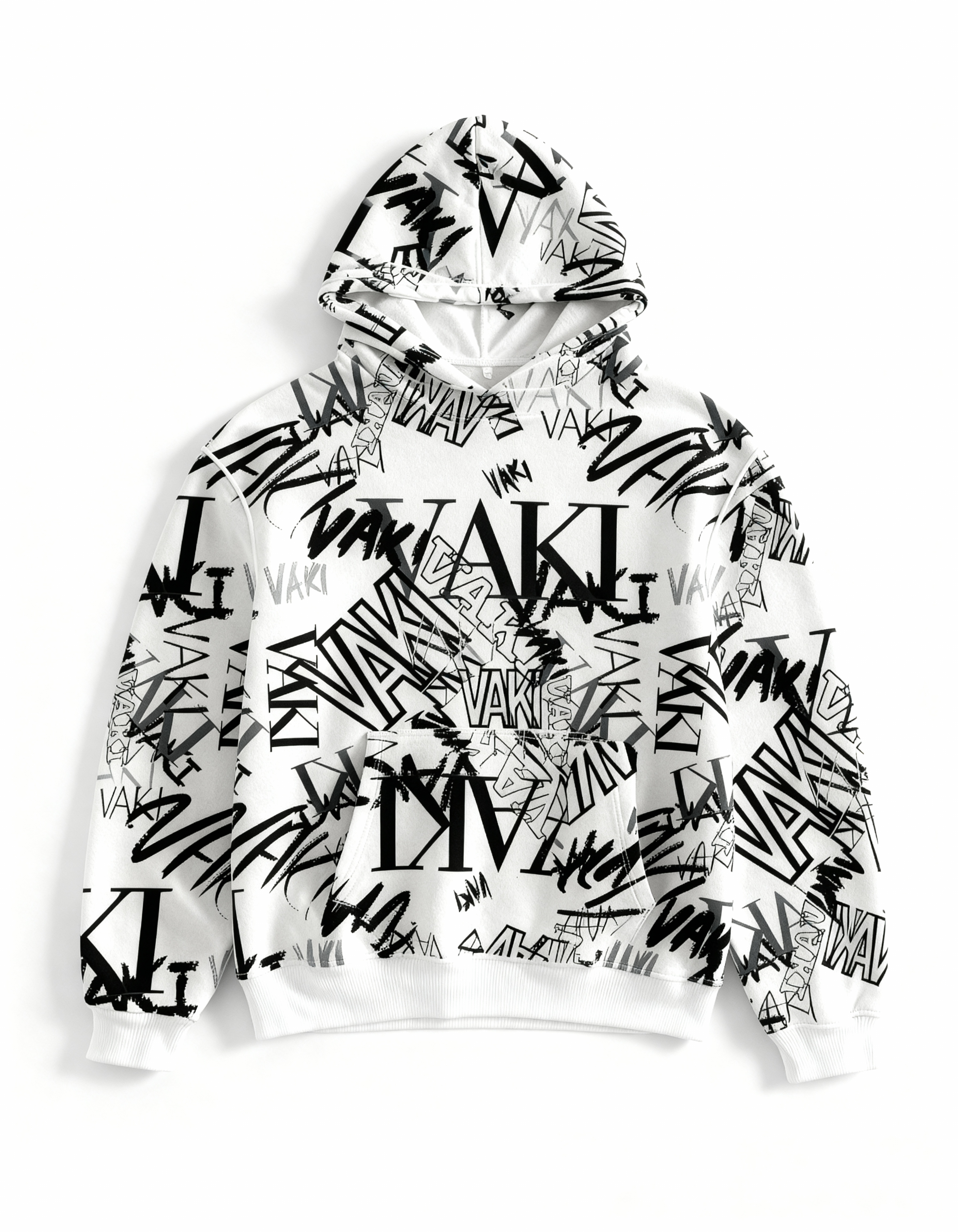 VAKI SIGNATURE LOGO OVERSIZED HOODIE