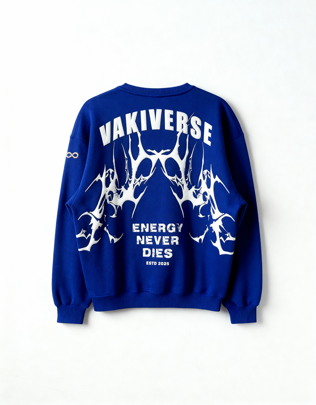 VAKI OVERSIZED ENERGY SWEATSHIRT BLUE