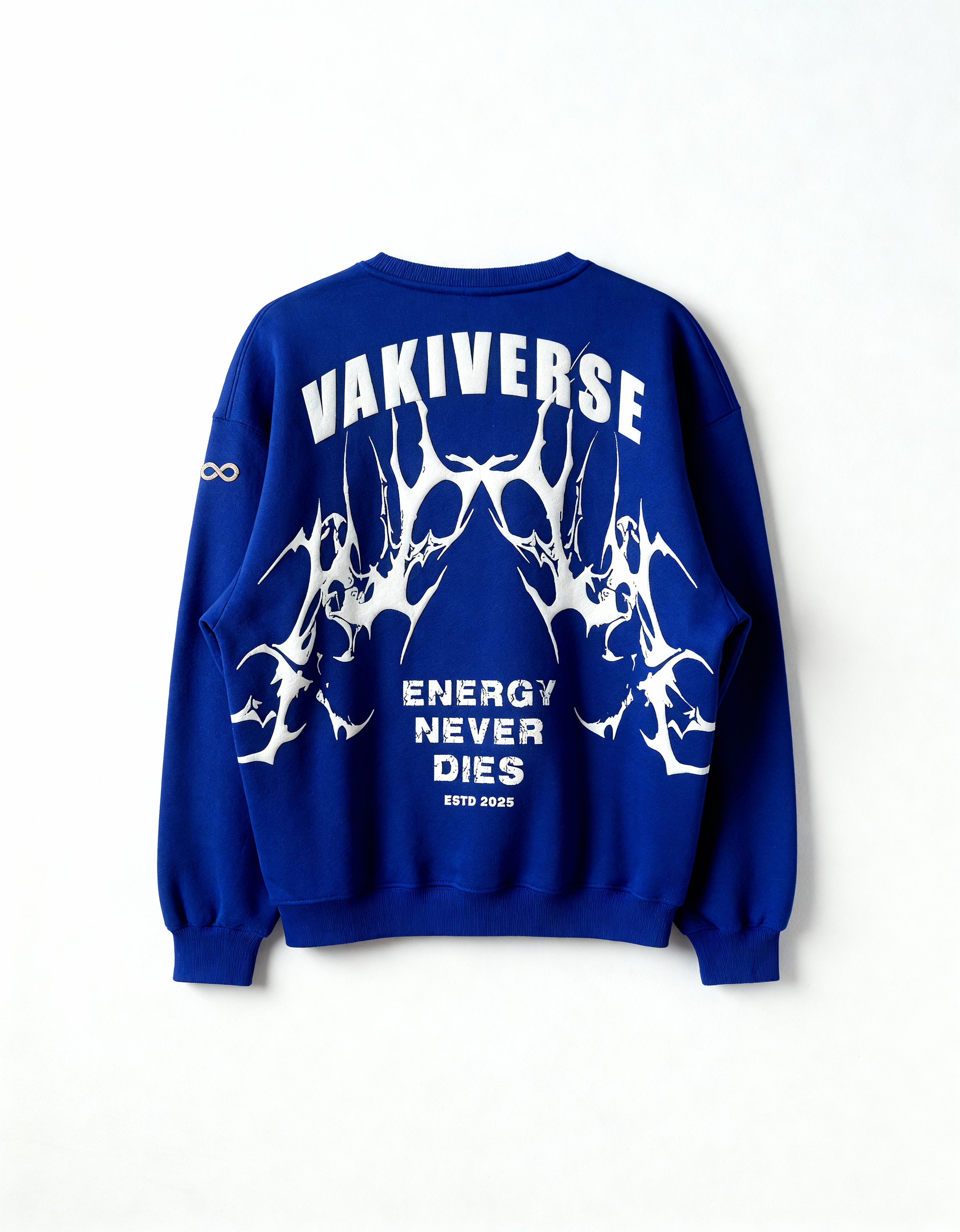 VAKI OVERSIZED ENERGY SWEATSHIRT BLUE