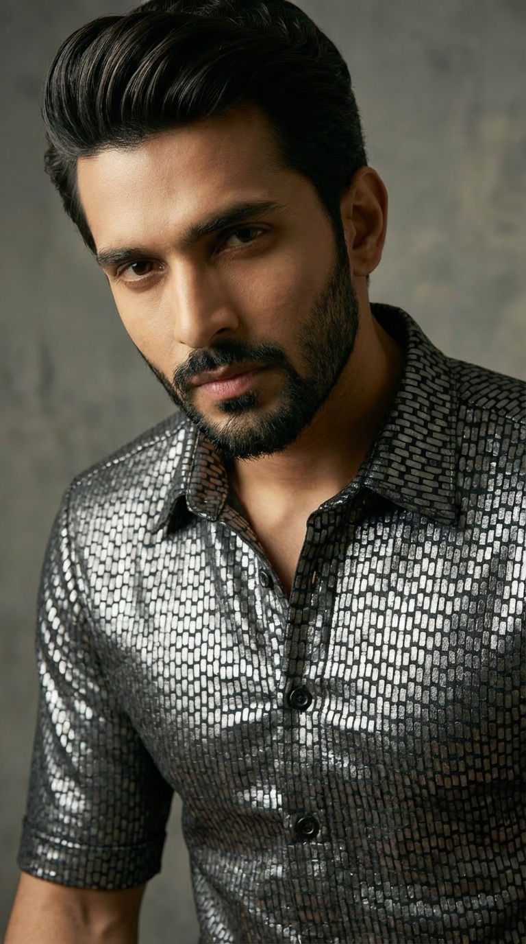 VAKI BRAIDED SUEDE LEATHER SHIRT UNISEX / OVERSIZED