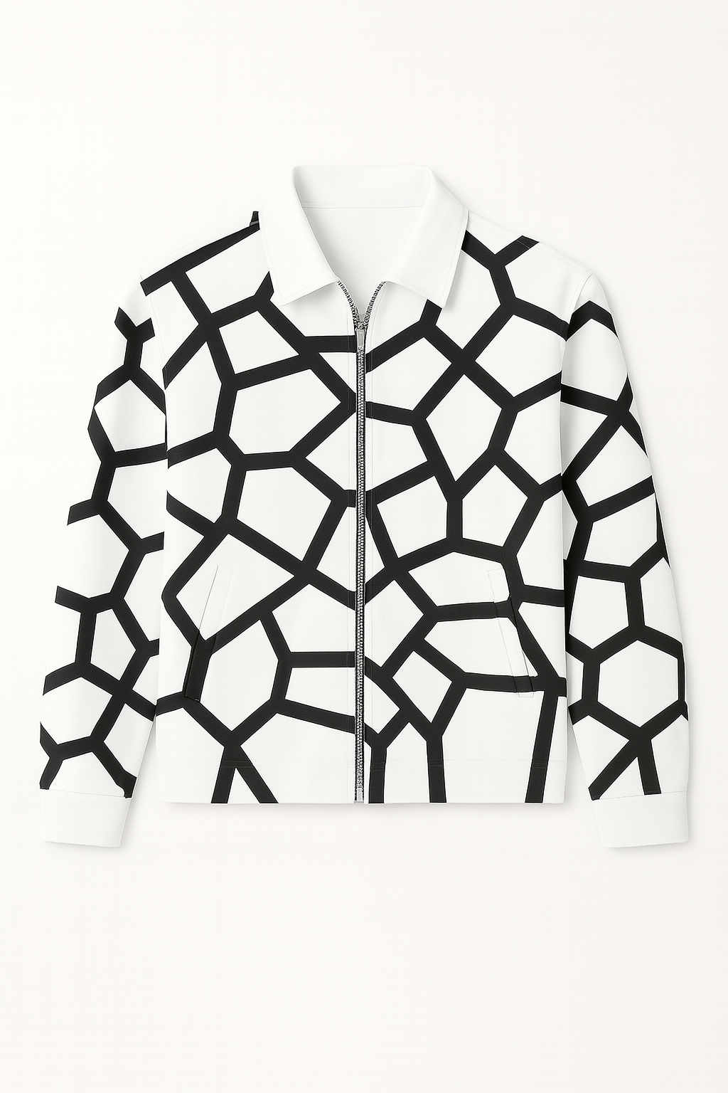 VAKI LASER CUT LAMB LEATHER UNISEX JACKET