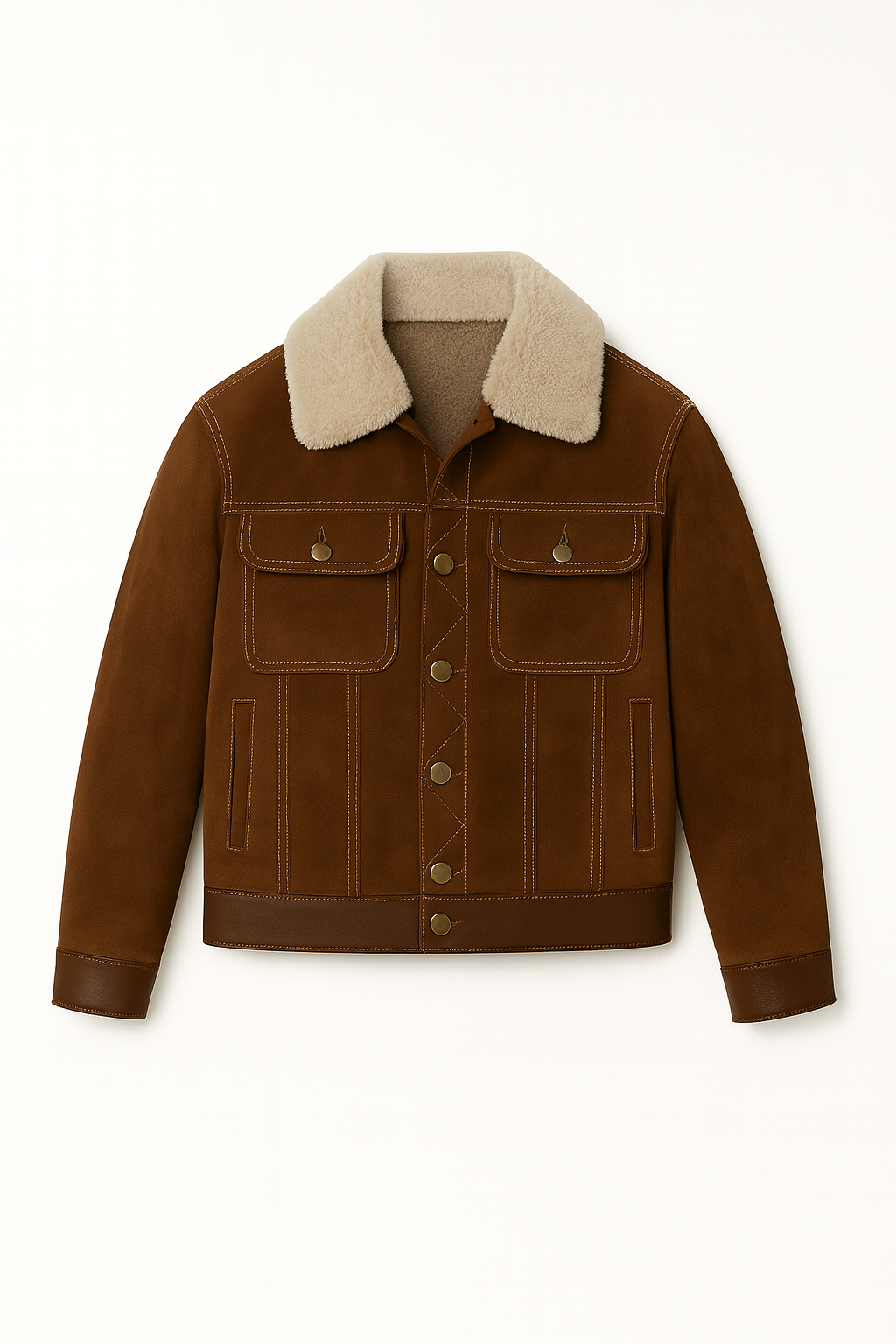 VAKIVERSE SUEDE W FUR UNISEX JACKET