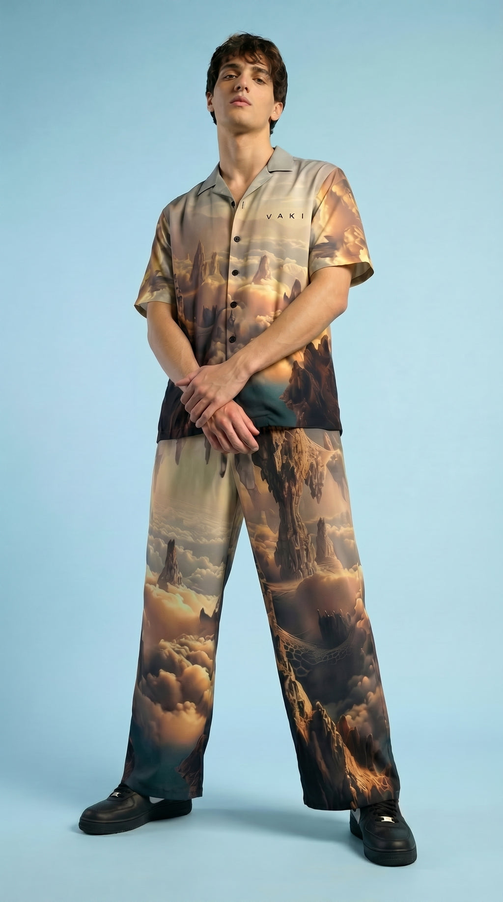MOON CLOUDS PEAKS SHIRT