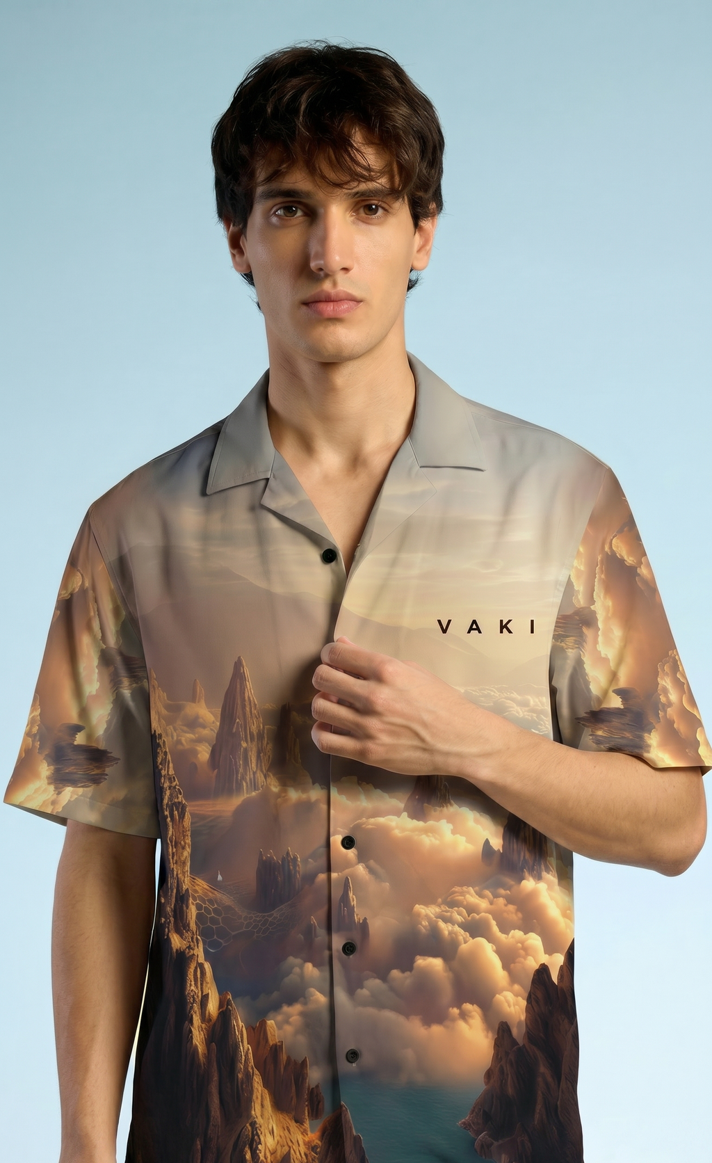 MOON CLOUDS PEAKS SHIRT